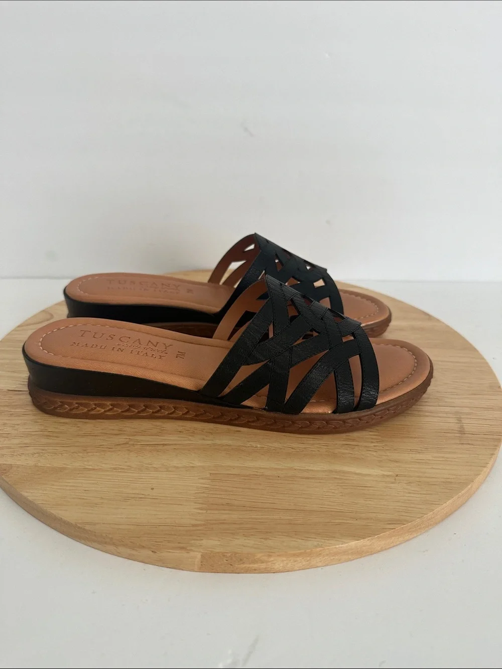 Easy Street Womens Edda Wedge Sandals